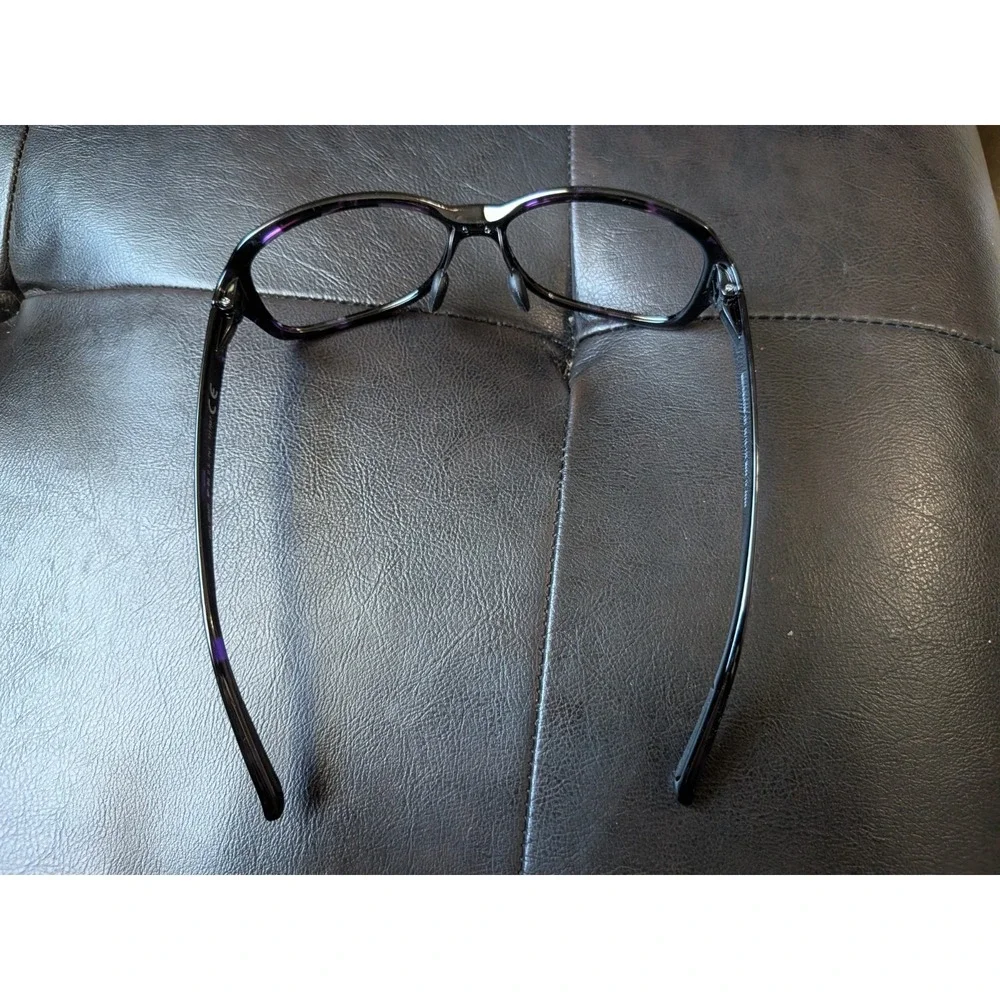 Maui Jim Tortoise Purple Lucite Rectangular Wrap Glasses Japan MJ433N 56 16 130